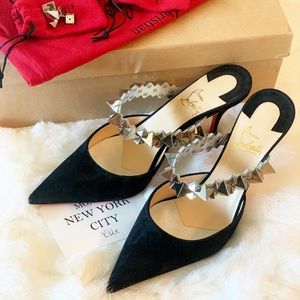 Authentic Christian Louboutin Planet Choc 80 35